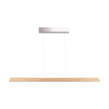 Llevallol Pendant Light LED Ecru, matt nickel, 3-light sources