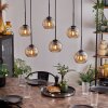 KOYOTO Pendant Light - glass Amber, clear, 6-light sources