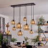 KOYOTO Pendant Light - glass Amber, clear, 8-light sources