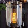 PARANE Pendant Light - glass Amber, 3-light sources