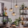 APEDO Pendant Light - glass Amber, clear, 3-light sources