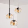 APEDO Pendant Light - glass Amber, clear, 3-light sources