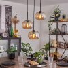 APEDO Pendant Light - glass Amber, 3-light sources