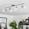LEJSTA Ceiling Light matt nickel, 4-light sources