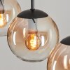 GASTOR Pendant Light - glass Amber, clear, 3-light sources