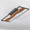NEVOGILDE Ceiling Light LED Ecru, black, 1-light source