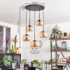 APEDO Pendant Light - glass Amber, 5-light sources