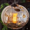 APEDO Pendant Light - glass Amber, 5-light sources