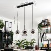 GASTOR Pendant Light - glass chrome, Smoke-coloured, 3-light sources