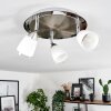 HOLUALOA Ceiling Light LED matt nickel, 3-light sources