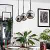 GASTOR Pendant Light - glass Smoke-coloured, 3-light sources