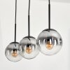 GASTOR Pendant Light - glass clear, Smoke-coloured, 3-light sources