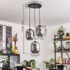 APEDO Pendant Light clear, Smoke-coloured, 3-light sources