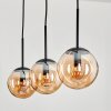 GASTOR Pendant Light - glass Amber, 3-light sources