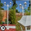 NAOFE Lamp Post white, 2-light sources