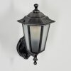 LORIA Outdoor Wall Light black, silver, 1-light source