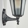 LORIA Outdoor Wall Light black, silver, 1-light source
