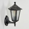 LORIA Outdoor Wall Light black, silver, 1-light source