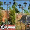 NAOFE Lamp Post gold, black, 2-light sources