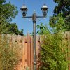 NAOFE Lamp Post gold, black, 2-light sources
