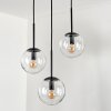 GASTOR Pendant Light - glass clear, 3-light sources
