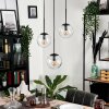GASTOR Pendant Light - glass clear, 3-light sources