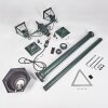 NAOFE Lamp Post green, black, 2-light sources