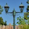 NAOFE Lamp Post green, black, 2-light sources