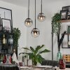 GASTOR Pendant Light - glass clear, Smoke-coloured, 3-light sources