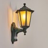 LORIA Outdoor Wall Light green, black, 1-light source, Motion sensor