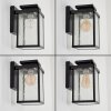 TIEVA Outdoor Wall Light black, 1-light source, Motion sensor