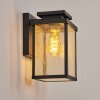 TIEVA Outdoor Wall Light black, 1-light source, Motion sensor