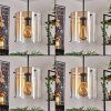 PARANE Pendant Light - glass Amber, clear, 3-light sources