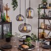 APEDO Pendant Light - glass Smoke-coloured, 3-light sources