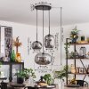 APEDO Pendant Light - glass Smoke-coloured, 3-light sources