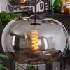 APEDO Pendant Light - glass Smoke-coloured, 3-light sources