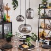 APEDO Pendant Light - glass Smoke-coloured, 3-light sources
