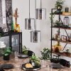 PARANE Pendant Light - glass Smoke-coloured, 3-light sources
