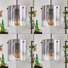 PARANE Pendant Light - glass clear, Smoke-coloured, 3-light sources