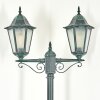 HONGKONG Lamp Post green, black, 2-light sources