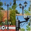 NAOFE Lamp Post black, 2-light sources