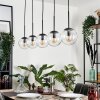 GASTOR Pendant Light - glass clear, 5-light sources