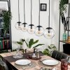 GASTOR Pendant Light - glass clear, 5-light sources