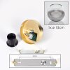 KOYOTO Ceiling Light - glass brass, 1-light source