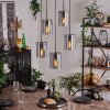 PARANE Pendant Light - glass Smoke-coloured, 5-light sources