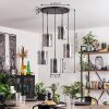 PARANE Pendant Light - glass Smoke-coloured, 5-light sources