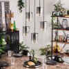 PARANE Pendant Light - glass clear, Smoke-coloured, 5-light sources