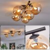 CHEHALIS Ceiling Light Amber, 5-light sources