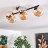 CHEHALIS Ceiling Light Amber, 5-light sources