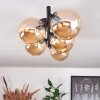 CHEHALIS Ceiling Light Amber, 5-light sources